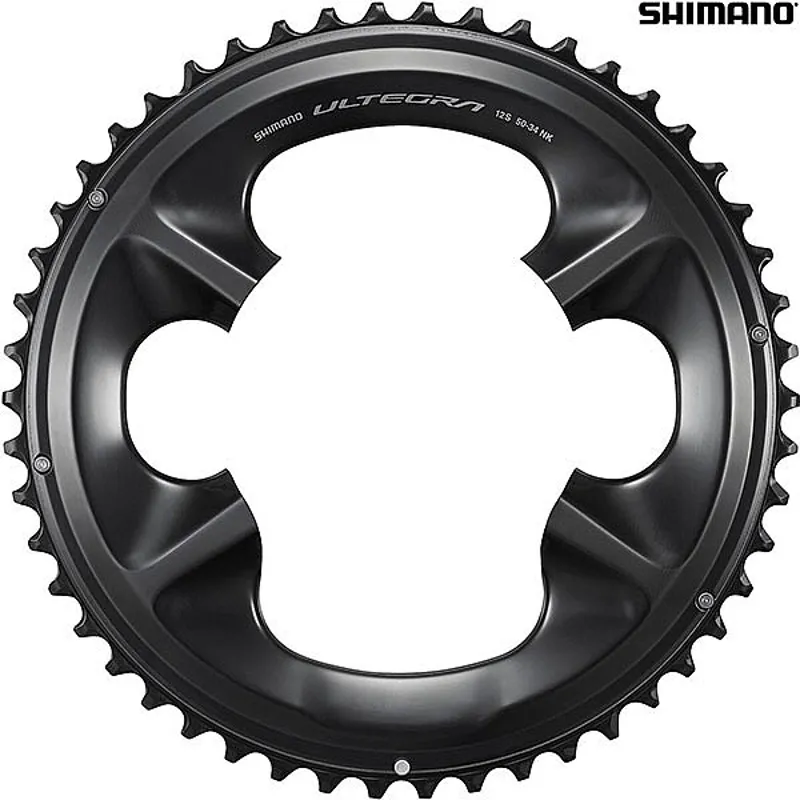 Shimano FC-R8100 Ultegra 12 Speed Outer Chainring 50T-NK for 50/34T Black