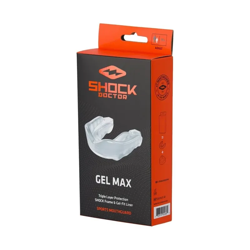 Shock Doctor Gel Max Mouthguard Clear-4