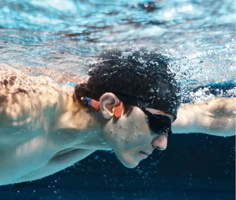 Shokz OpenSwim Pro Headphones Grey -4