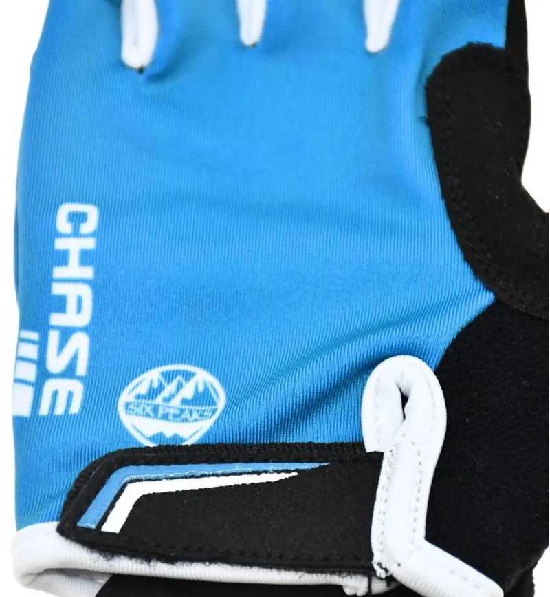 Six Peaks Junior Cycling Gloves Blue/Black/White 9-10 Years-2