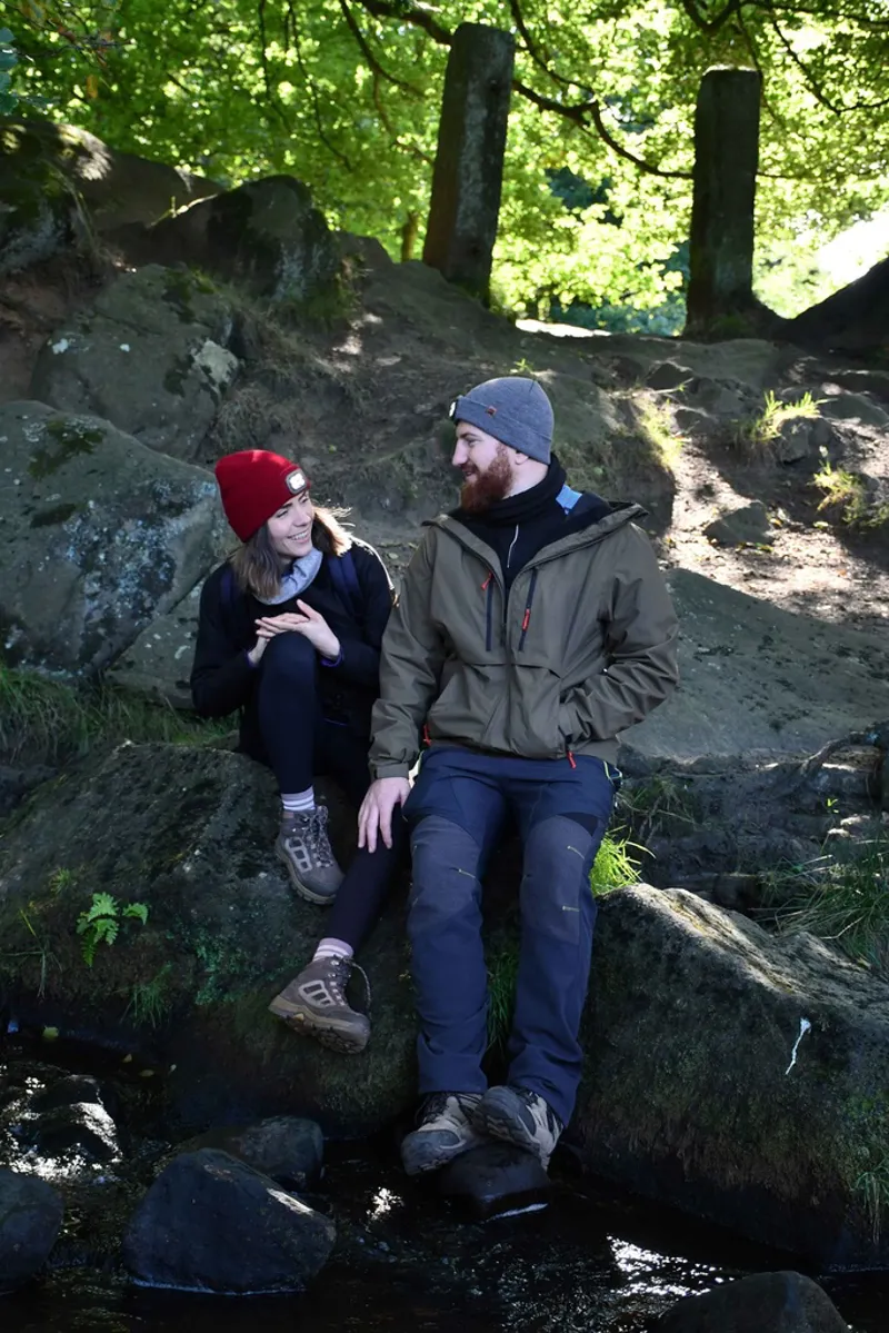 Six Peaks LED Lighted Beanie Hat Wine Red-1