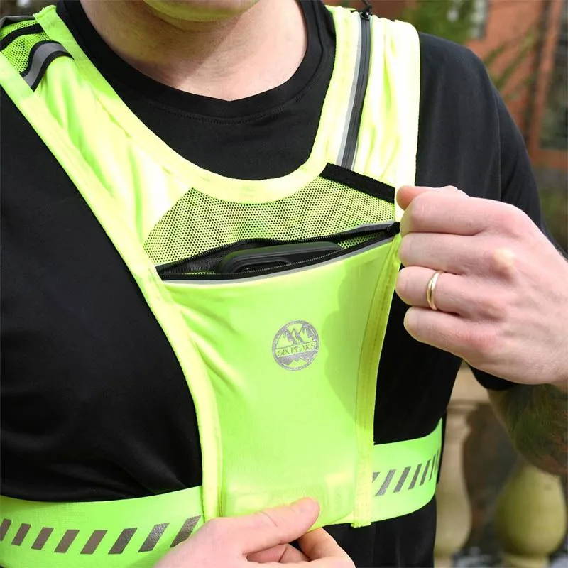 Six Peaks Lightweight Running Vest Yellow-6
