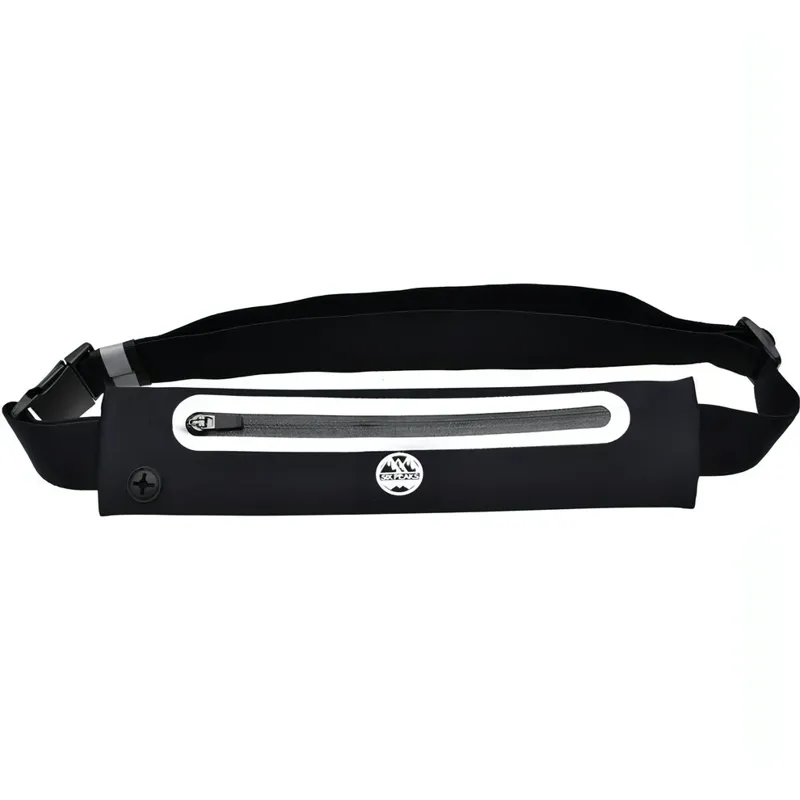 Six Peaks Reflective Running Expandable Waist Belt Black