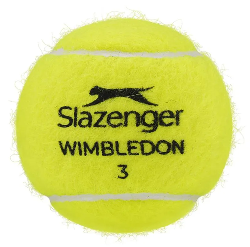 Slazenger Wimbledon Tennis Balls Tube of 4-2