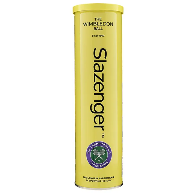 Slazenger Wimbledon Tennis Balls Tube of 4