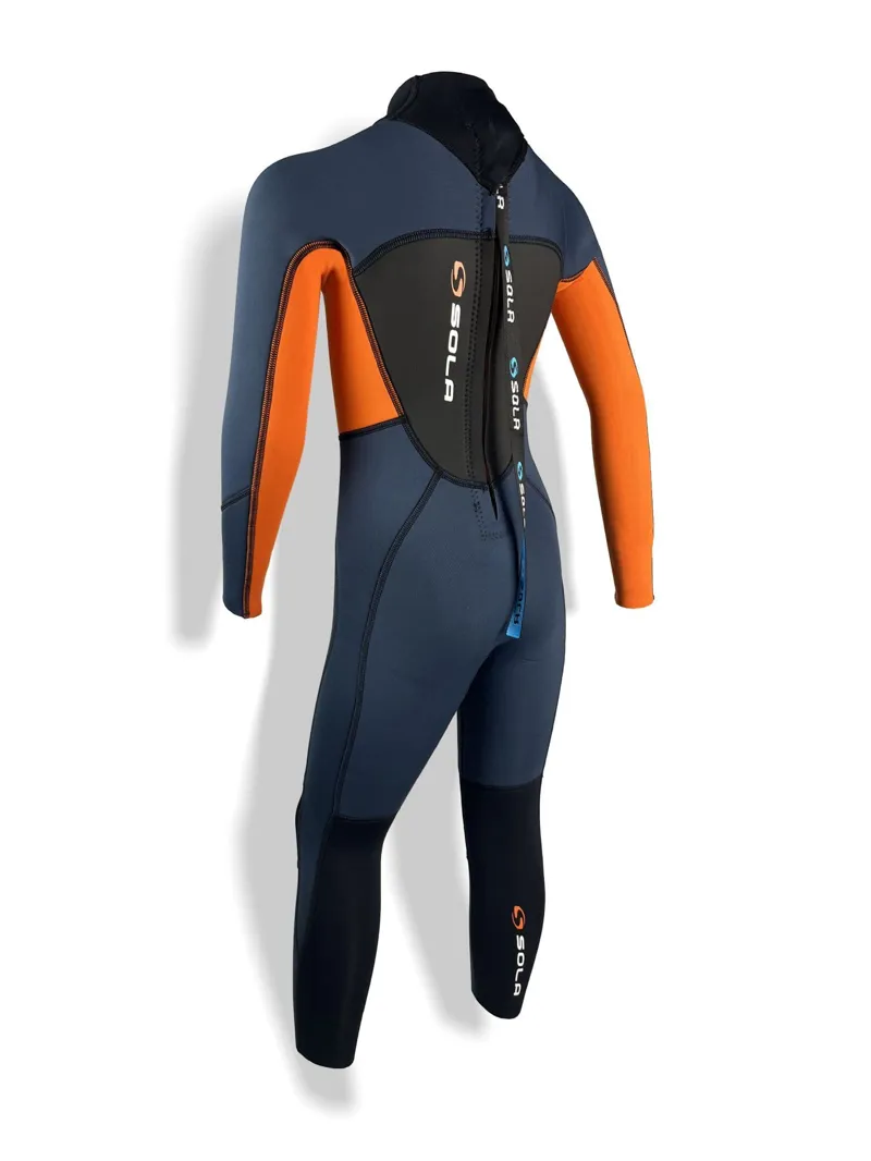 Sola Kids Storm 3/2 Fullsuit Wetsuits Petrol/Blaze-3