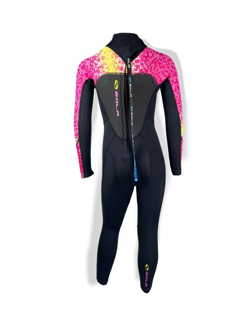 Sola Kids Storm 3/2 Fullsuit Wetsuits Disco Fish-1