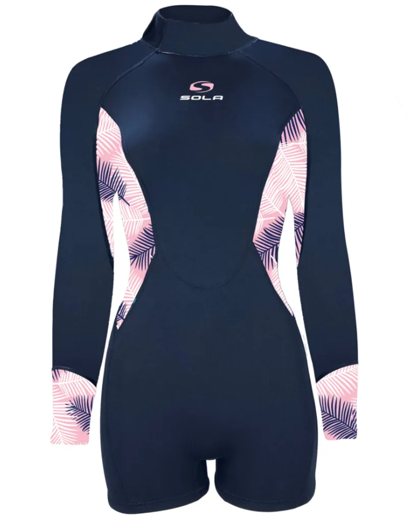 Sola Ladies Ignite BZ 3/2 Springsuit Pink/Leaf
