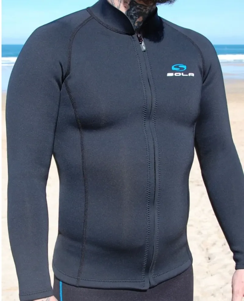 Sola Men's Fusion 2mm FZ Wetsuit Jacket-2