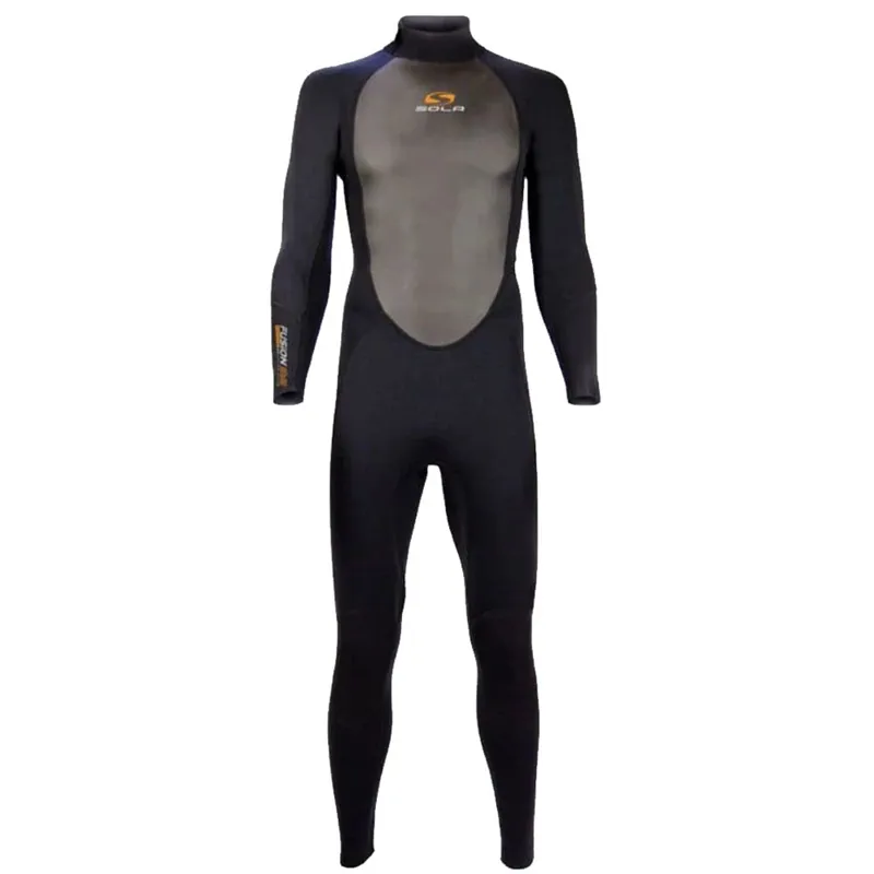 Sola Men's Fusion 3/2 Shortie Wetsuit Black/Black