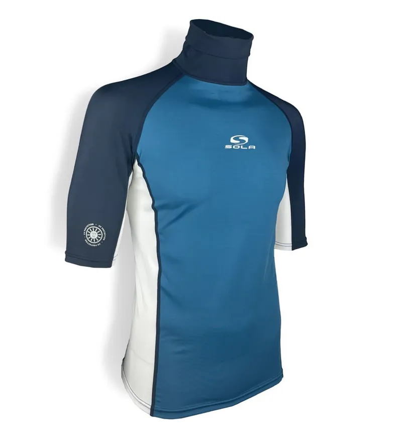 Sola Men's SS Rash Vest Pacific-2