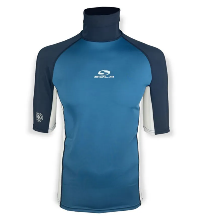 Sola Men's SS Rash Vest Pacific