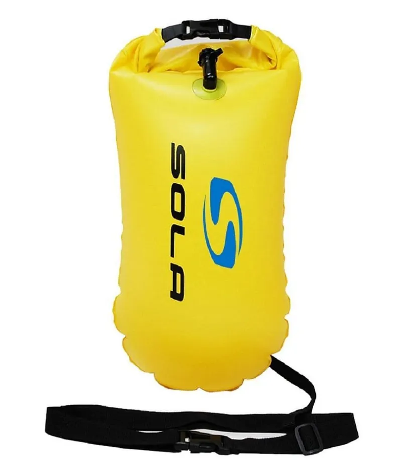 Sola Open Water Swim Float Dry Bag 20L Yellow S-1