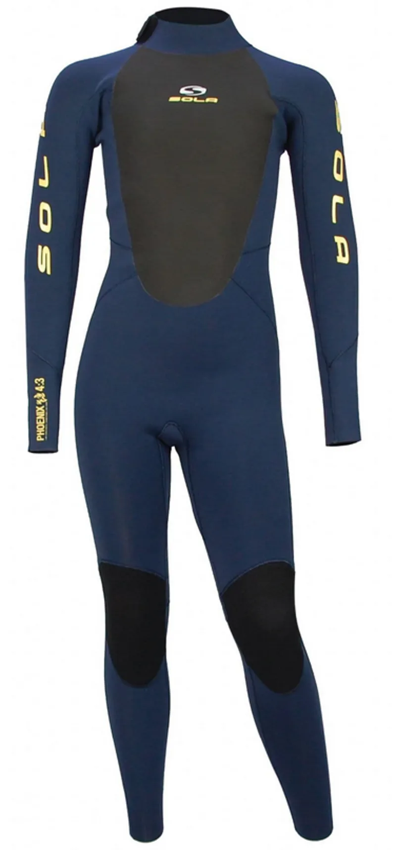 Sola Phoenix 4/3 Kids Fullsuit Navy/Sand
