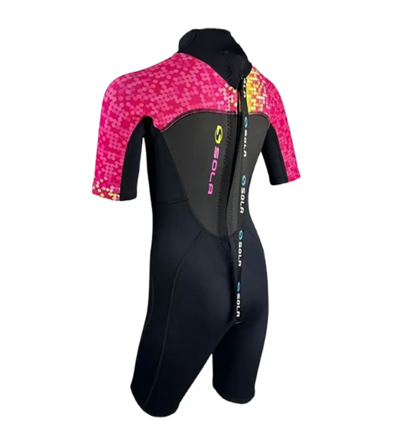Sola Storm 3/2 Kids Shortie Disco Fish-3