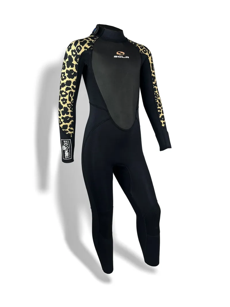 Sola Storm Kids 3/2 Full Wetsuit Jaguar-2