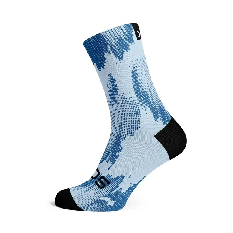 Sox Footwear Crew Length Socks Blue Gravel