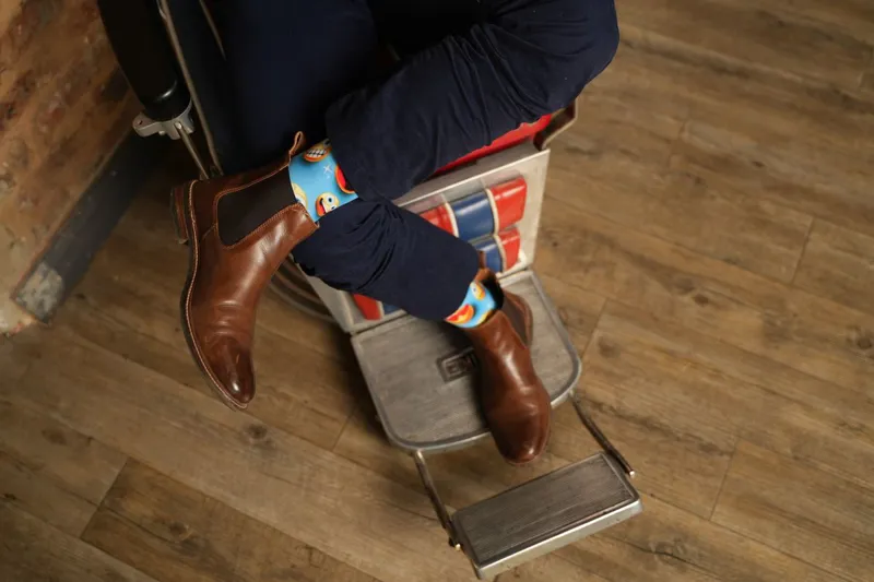 Sox Footwear Crew Length Socks Emoji-4