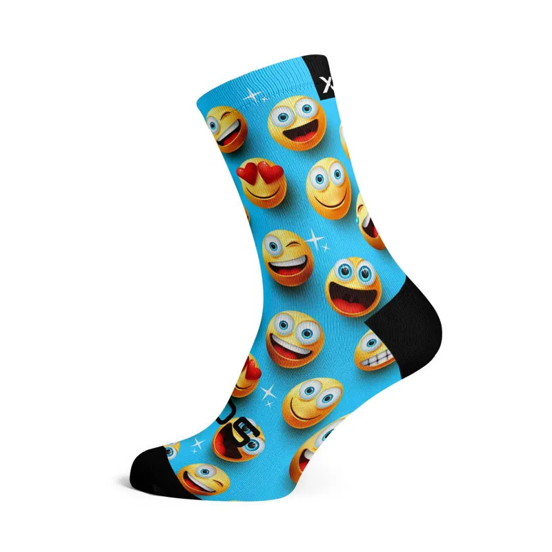 Sox Footwear Crew Length Socks Emoji