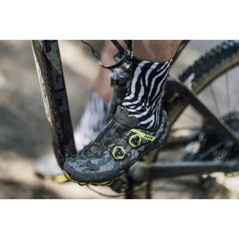 Sox Footwear Crew Length Socks Zebra-4