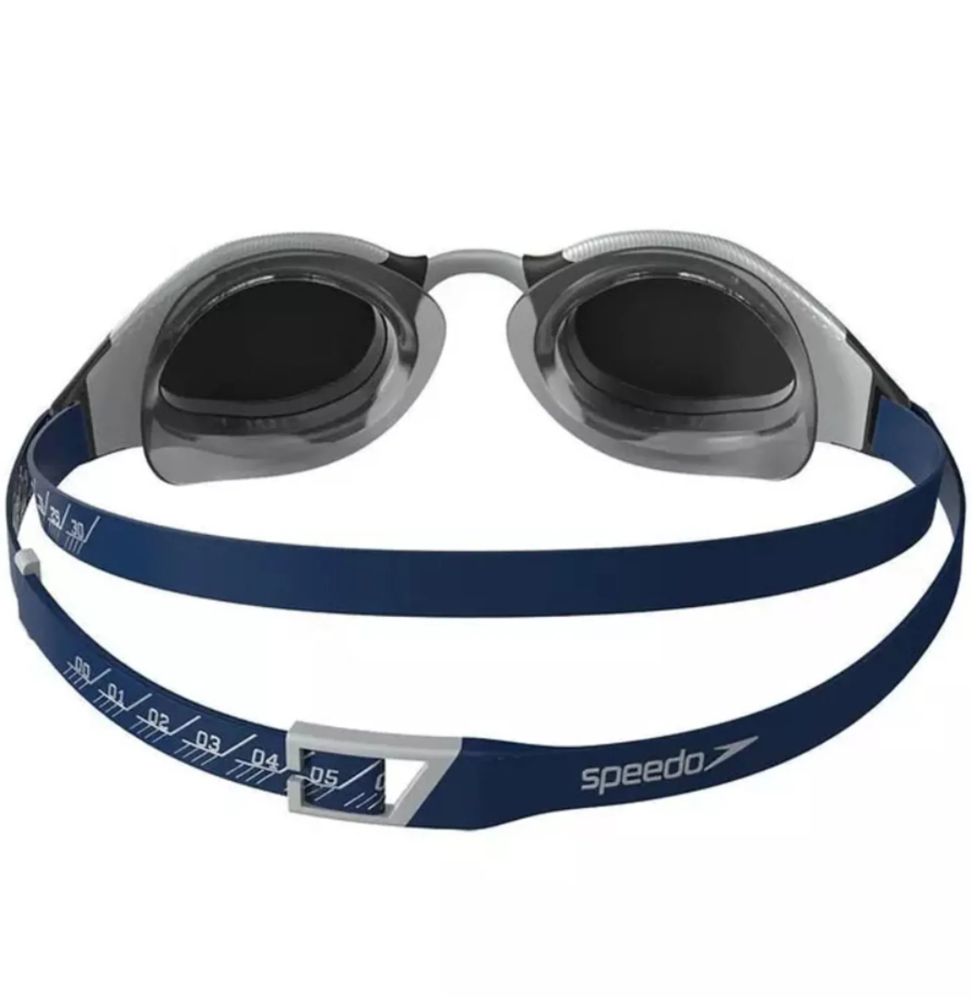 Speedo Fastskin Hyper Elite Mirror Junior Goggle Blue/Silver/Fire Gold