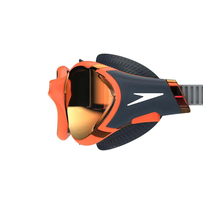 Speedo Biofuse 2.0 Crimson Mirror Goggles Amber Wave/Steel-4