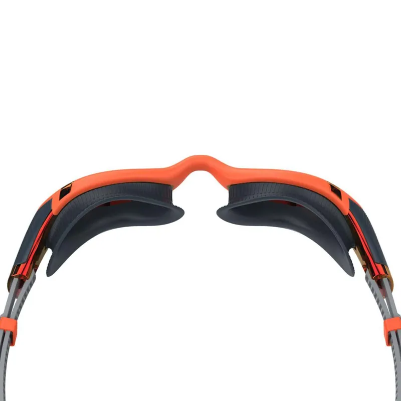 Speedo Biofuse 2.0 Crimson Mirror Goggles Amber Wave/Steel-2