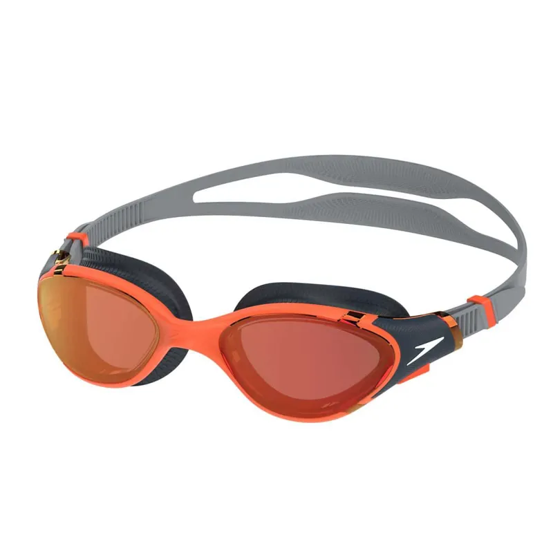Speedo Biofuse 2.0 Crimson Mirror Goggles Amber Wave/Steel