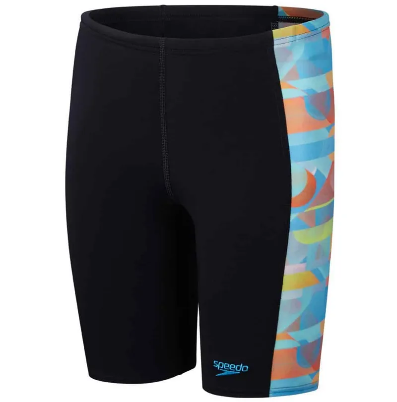 Speedo Boys Digital Allover Panel Jammer Black/Blue