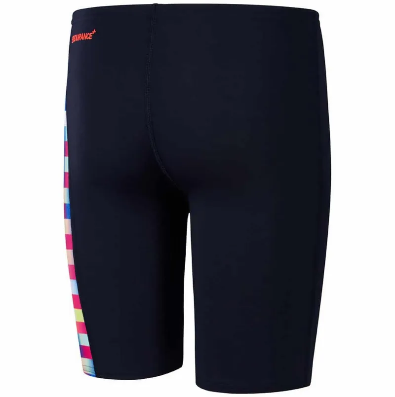 Speedo Boys Digital Allover Panel Jammer Navy/Multi-1