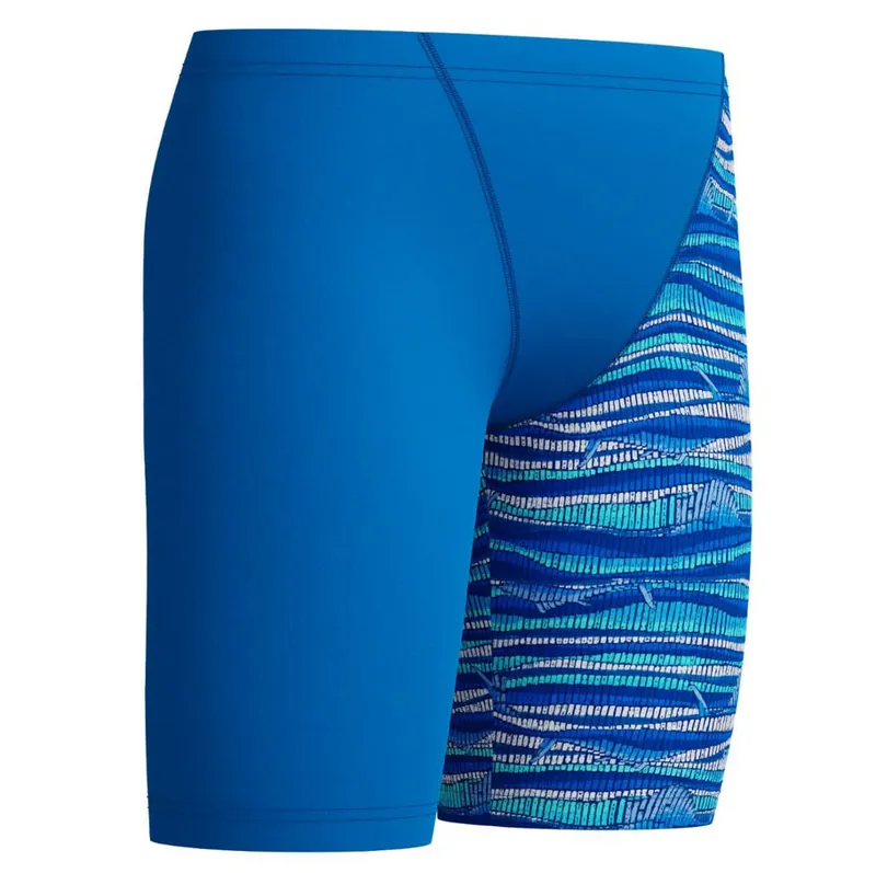 Speedo Boys Digital Allover V-Cut Jammer Lagoon Blue-3