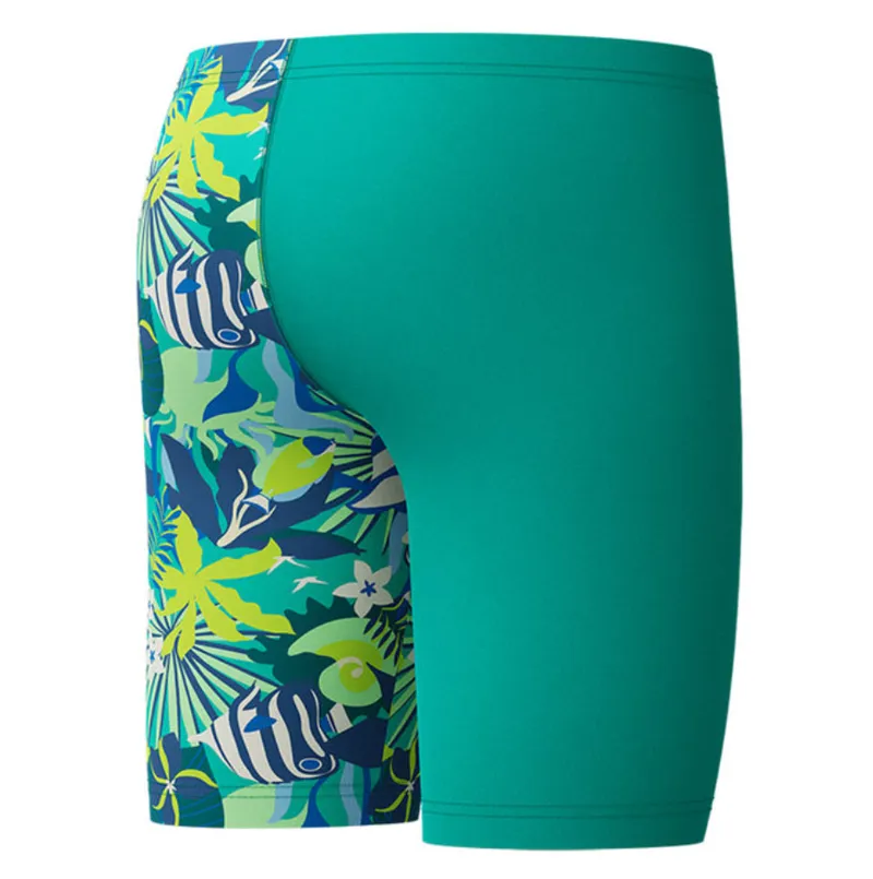 Speedo Boys Digital Allover V-Cut Jammer Turquoise Gem-3
