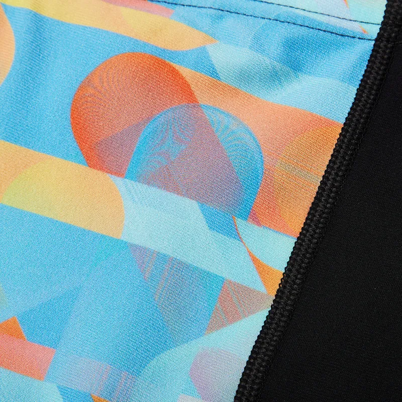 Speedo Boys Digital Panel Aqua Short Black/Picton Blue/Punch Blue-3