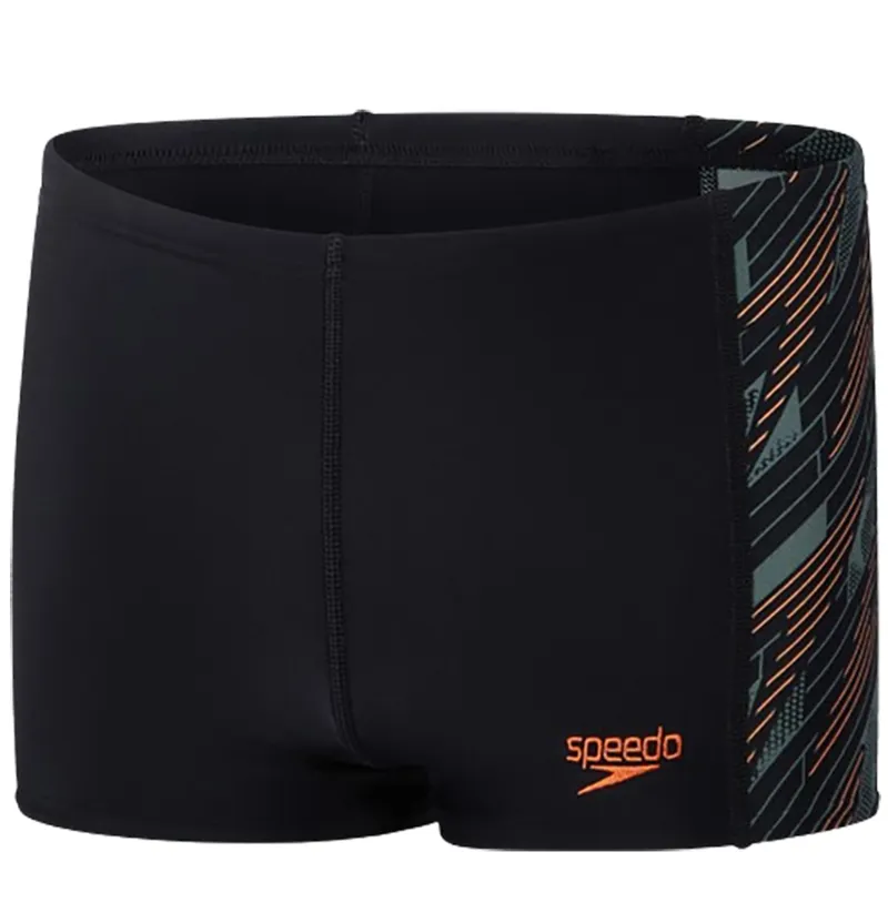 Speedo Boys HyperBoom Panel Aquashort Black/Green