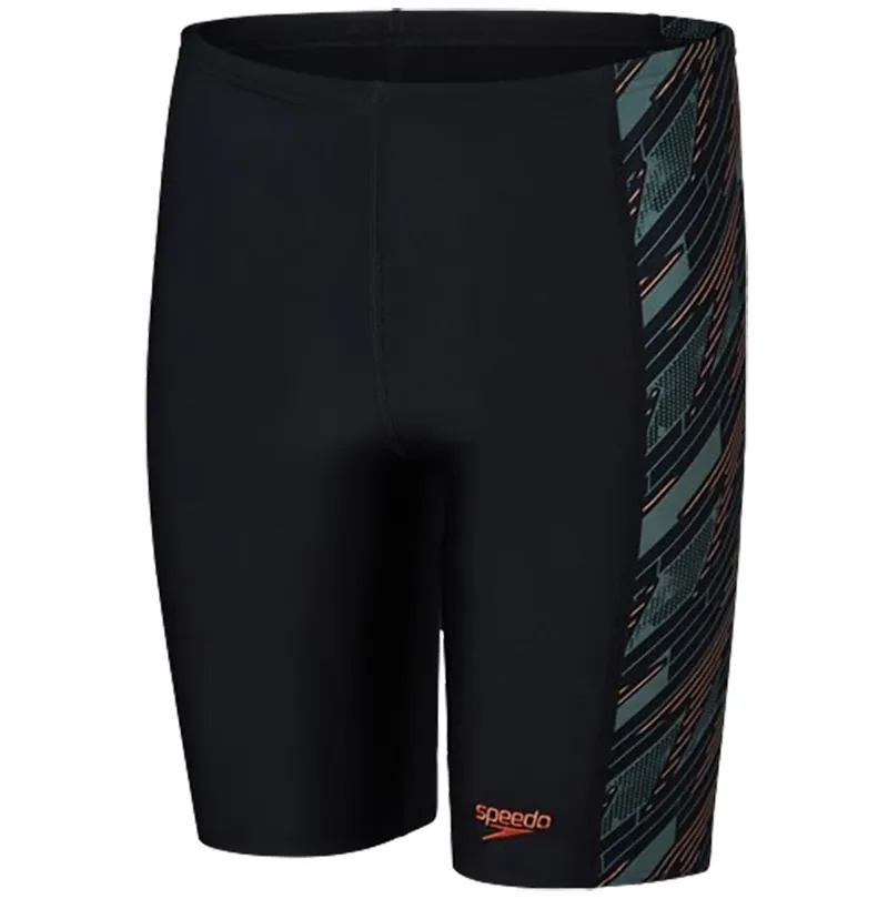 Speedo Boys HyperBoom Panel Jammer Black/Green