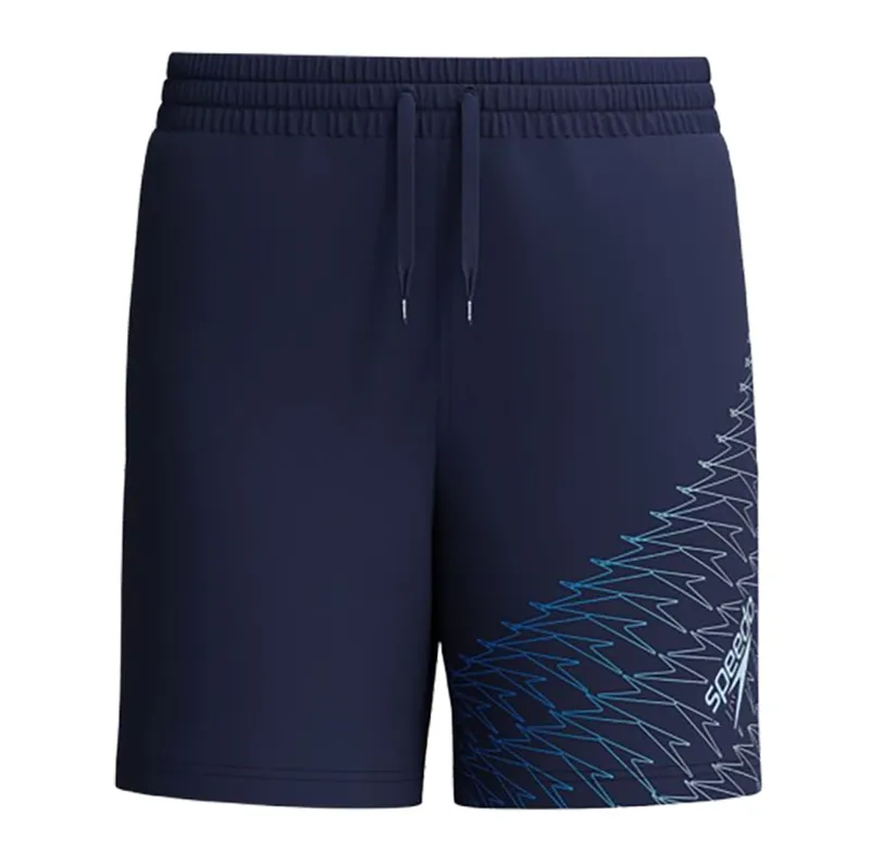 Speedo Boys Medley Logo 15 inch Watershort Peacoat/Sugar Blue-1