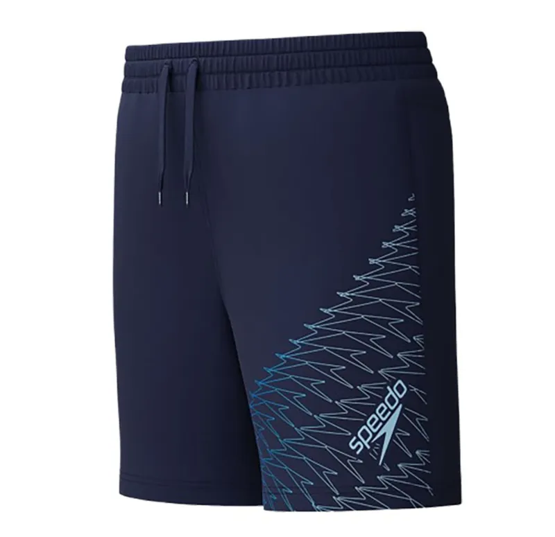 Speedo Boys Medley Logo 15 inch Watershort Peacoat/Sugar Blue