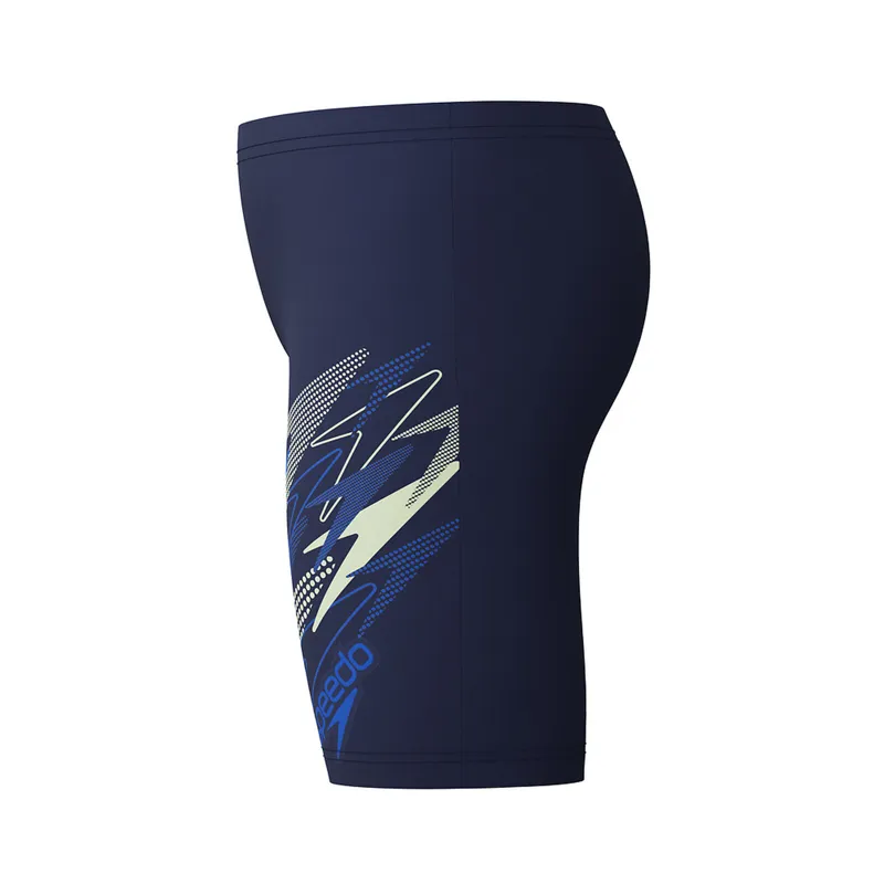 Speedo Boys Medley Logo Jammer Navy/Blue-6