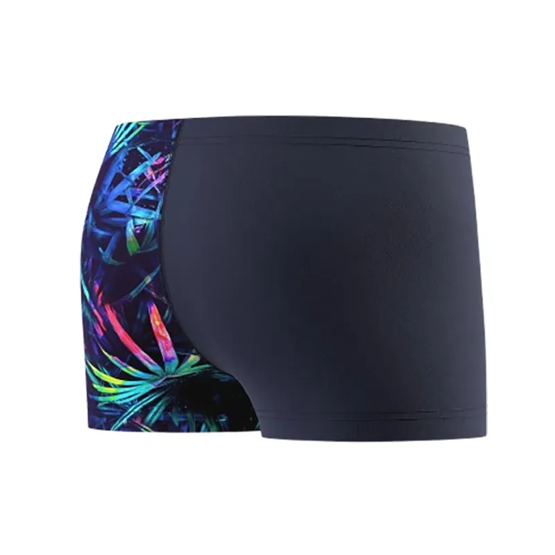 Speedo Boys Printed V-Cut Aquashort Peacoat/Arctic Glass-3