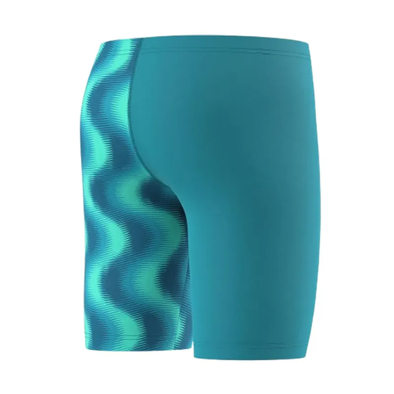 Speedo Boys Printed V-Cut Jammer Hyper Teal-5