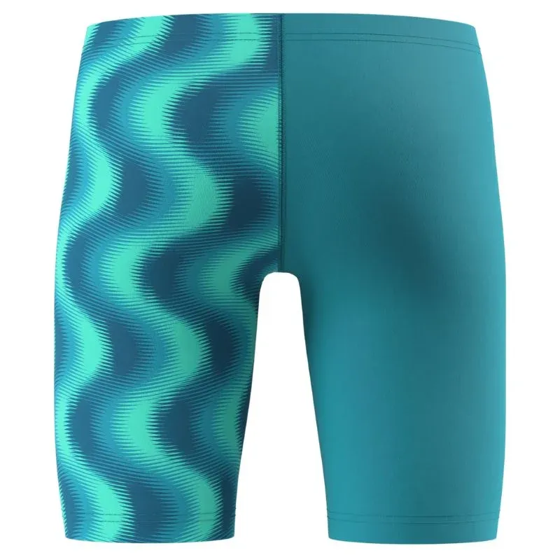 Speedo Boys Printed V-Cut Jammer Hyper Teal-2