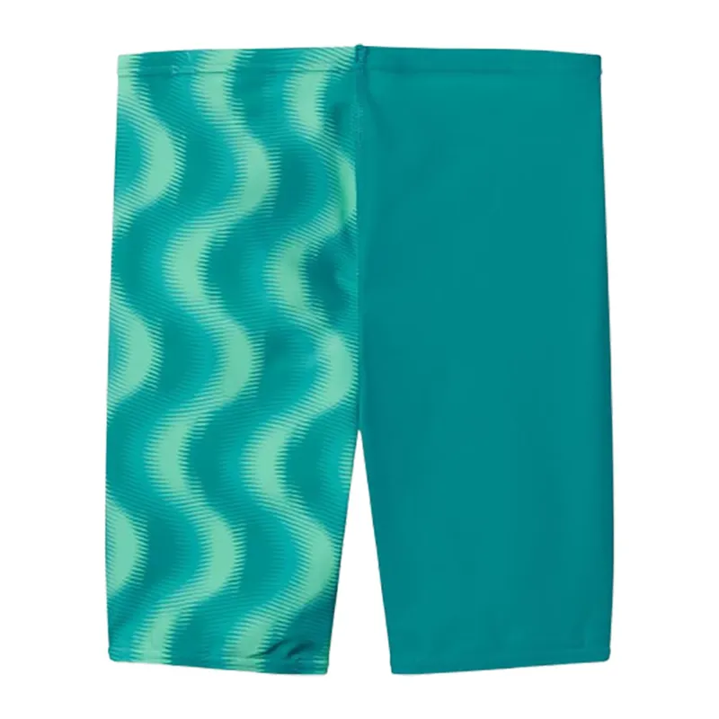 Speedo Boys Printed V-Cut Jammer Hyper Teal-1