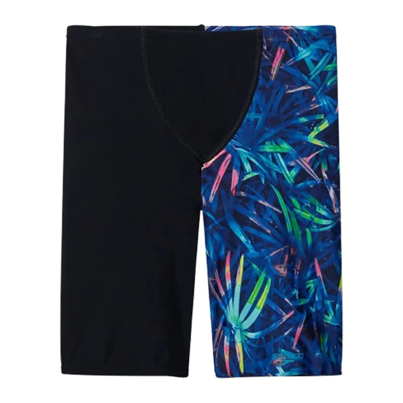 Speedo Boys Printed V-Cut Jammer Peacoat