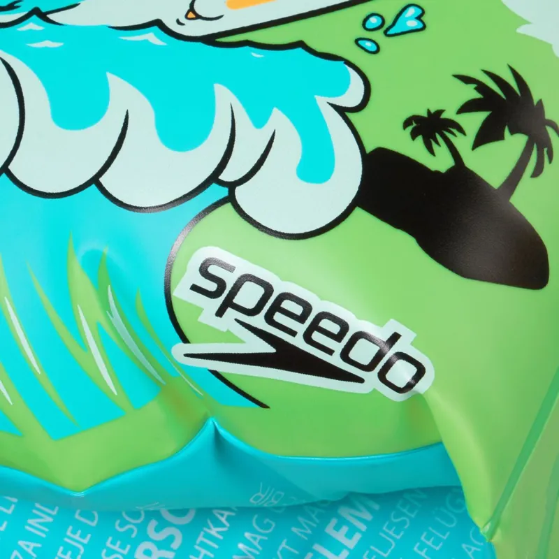 Speedo Character Printed Armbands Green/Blue-6