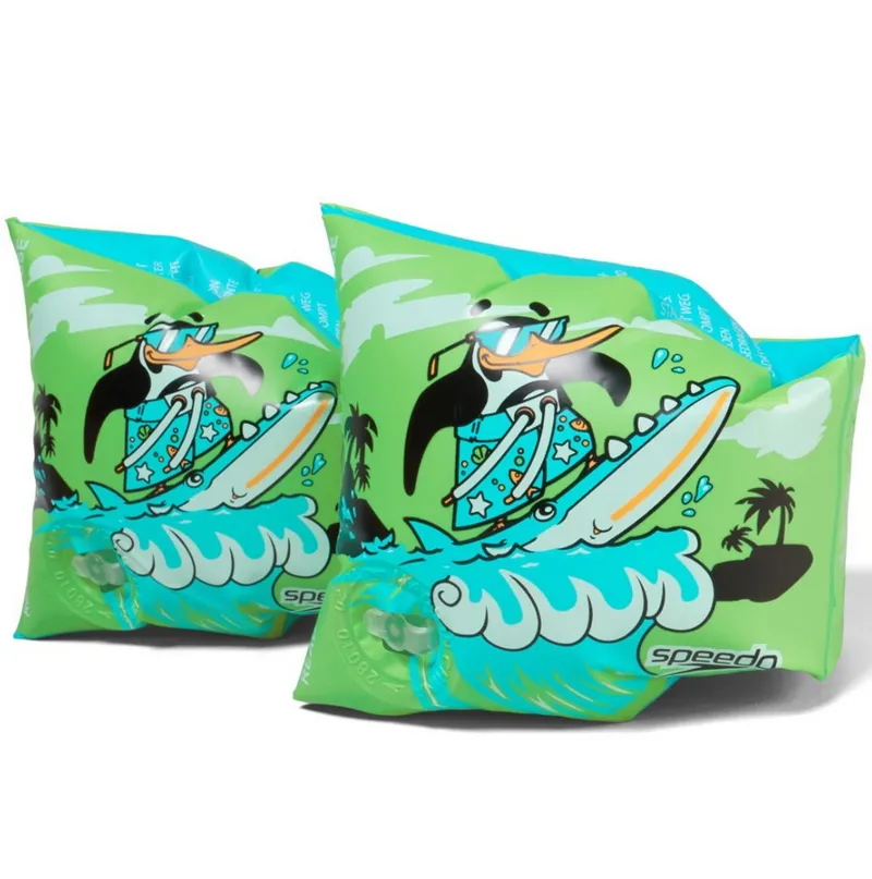 Speedo Character Printed Armbands Green/Blue-1