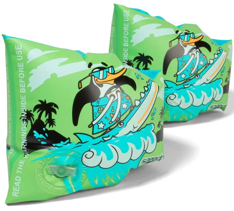 Speedo Character Printed Armbands Green/Blue