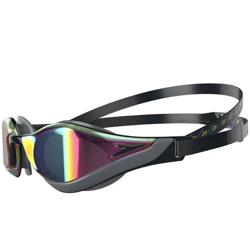 Speedo Fastskin Pure Focus Mirror Goggle Black/Ruby-1
