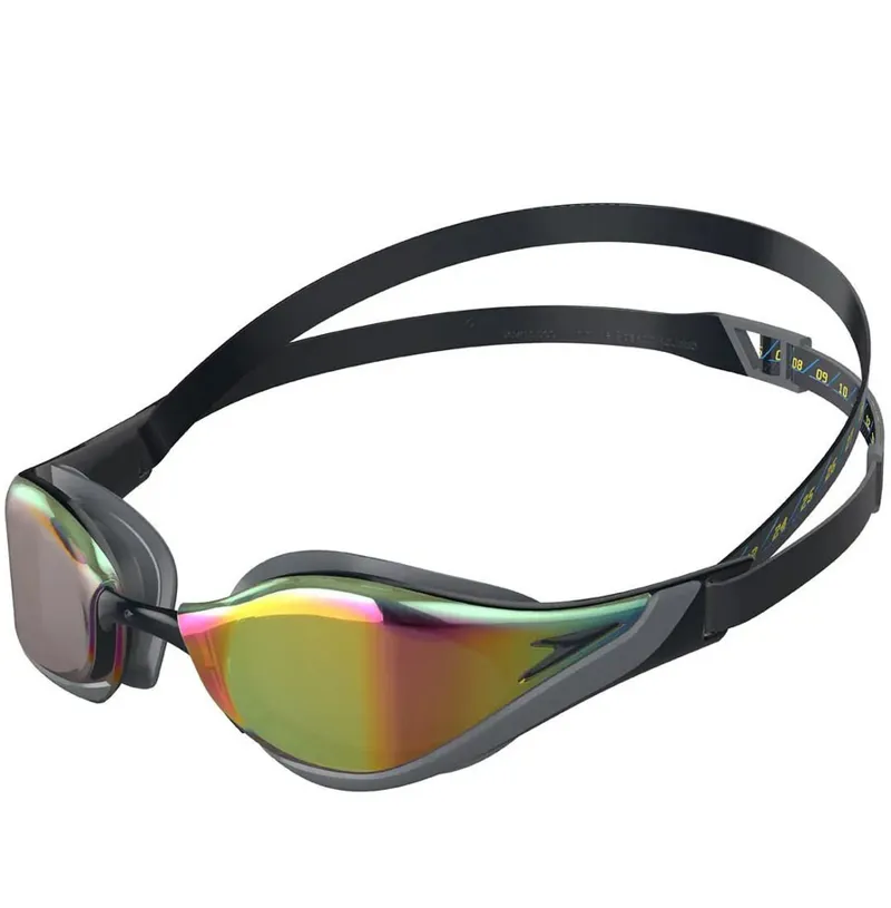 Speedo Fastskin Pure Focus Mirror Goggle Black/Ruby