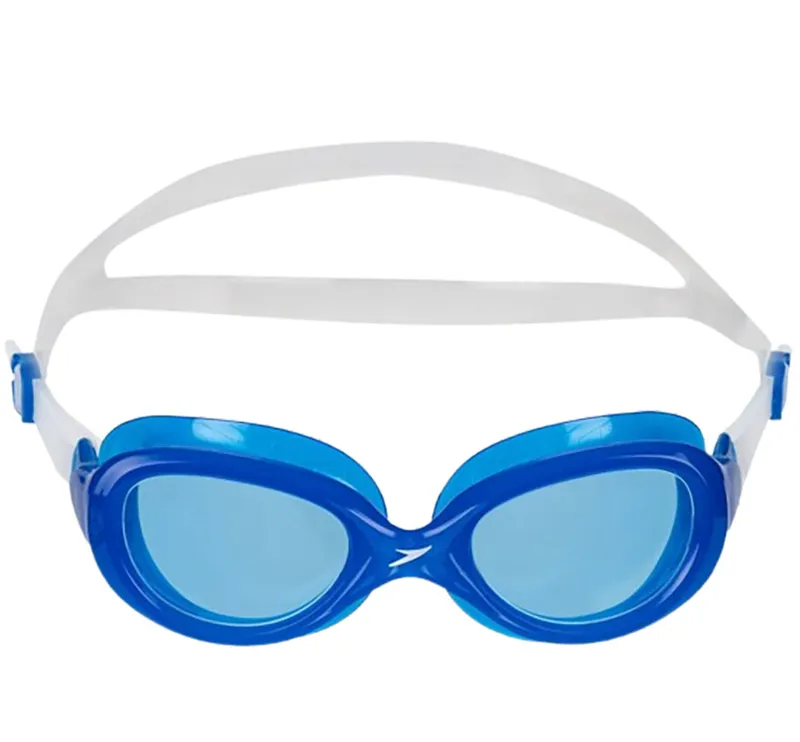 Speedo Futura Classic Junior Goggle Clear/Neon Blue-1