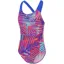Speedo Girls Digital Allover Splashback One Piece Swimsuit Cobalt Pop